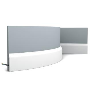 Плинтус Orac Напольный полиуретан  SX172F гибкий