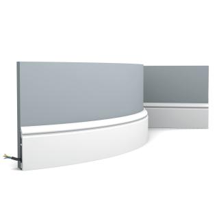 Плинтус Orac Напольный полиуретан  SX173F гибкий