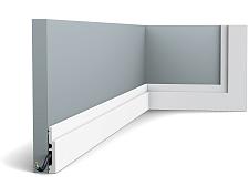 Плинтус Orac Напольный дюрополимер  SX187					