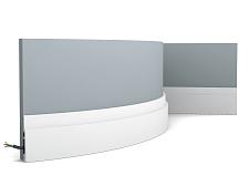 Плинтус Orac Напольный полиуретан  SX187F гибкий					