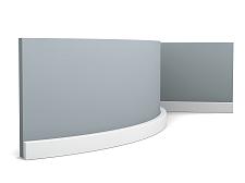 Плинтус Orac Напольный полиуретан  SX194F гибкий					