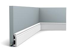 Плинтус Orac Напольный дюрополимер  SX195					