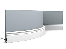 Плинтус Orac Напольный полиуретан  SX195F гибкий					