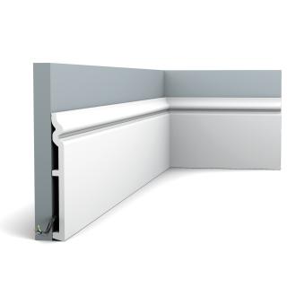 Плинтус Orac Напольный дюрополимер  SX206