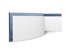 Плинтус Orac Напольный полиуретан  SX207F гибкий