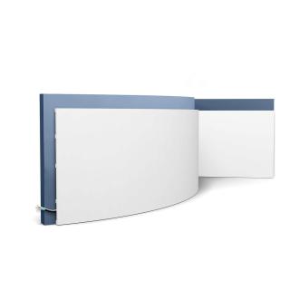 Плинтус Orac Напольный полиуретан  SX207F гибкий