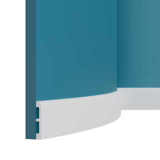 Плинтус Перфект Плюс напольный  P83 Flex гибкий