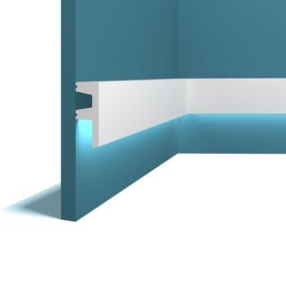 Плинтус Перфект Плюс настенный молдинг  P81