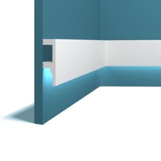 Плинтус Перфект Плюс настенный молдинг  P82