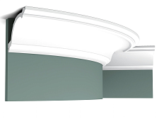 Плинтус Orac Потолочный полиуретан C217F гибкий					