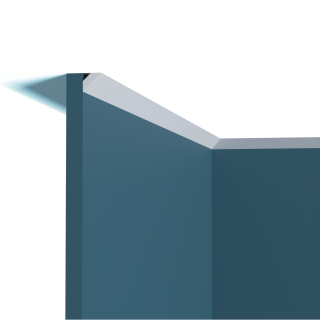 Плинтус Перфект Плюс потолочный  P201