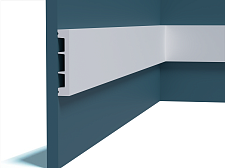 Плинтус Перфект Плюс настенный молдинг  P210					