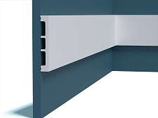 Плинтус Перфект Плюс настенный молдинг  P211					