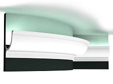 Плинтус Orac Потолочный полиуретан C902F под подсветку гибкий