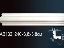 Плинтус Перфект Потолочный из полиуретана  AB132					