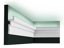 Плинтус Orac Потолочный дюрополимер  CX196 под подсветку					