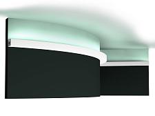 Плинтус Orac Потолочный полиуретан  CX190F гибкий под подсветку					