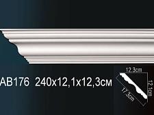 Плинтус Перфект Потолочный из полиуретана  AB176					