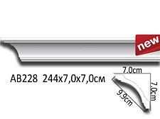 Плинтус Перфект Потолочный из полиуретана  AB228					