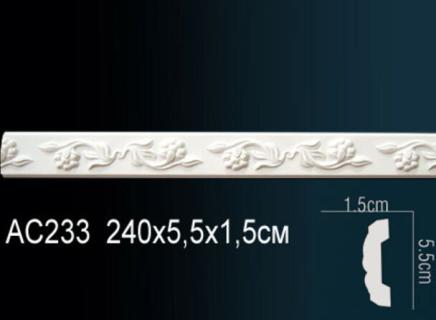Плинтус Перфект Молдинг из полиуретана  AC233