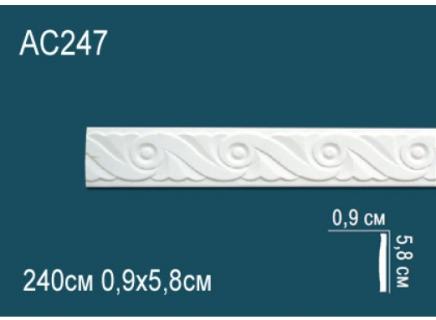 Плинтус Перфект Молдинг из полиуретана  AC247
