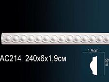 Плинтус Перфект Молдинг из полиуретана  AC214					