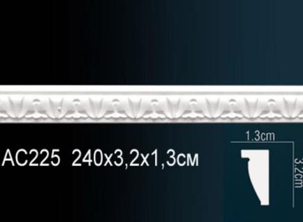Плинтус Перфект Молдинг из полиуретана  AC225