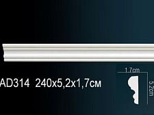 Плинтус Перфект Молдинг из полиуретана  AD314					