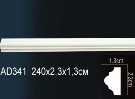 Плинтус Перфект Молдинг из полиуретана  AD341