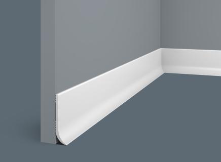 Плинтус Cosca Напольный из экополимера 60х16 мм PL002