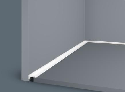 Плинтус Cosca Напольный из экополимера 10х21 мм PL015