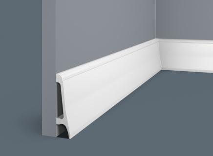 Плинтус Cosca Напольный из экополимера 80х20 мм PX018