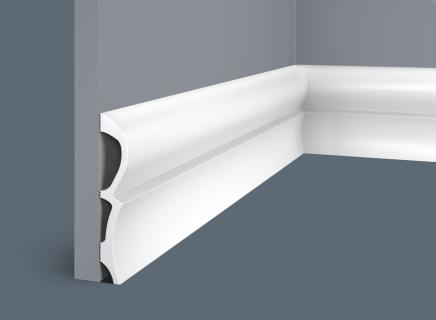 Плинтус Cosca Напольный из экополимера 120х16 мм PX037