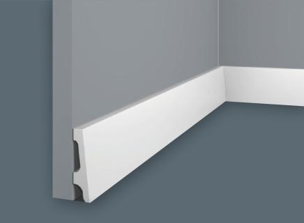 Плинтус Cosca Напольный из экополимера 63х16 мм PX045