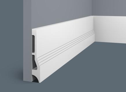 Плинтус Cosca Напольный из экополимера 112х20 мм PX047