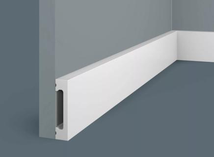 Плинтус Cosca Напольный из экополимера 65х15 мм PX050