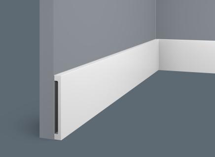 Плинтус Cosca Напольный из экополимера 80х10 мм PX058