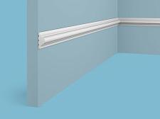 Плинтус Cosca Молдинг из экополимера 26х12 мм MX001					