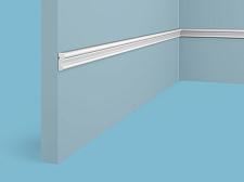 Плинтус Cosca Молдинг из экополимера 19х8 мм MX003					