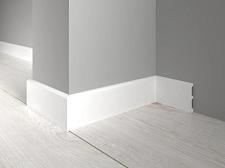 Плинтус Декор Дизайн напольный белый крашенный 706-115					