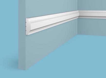 Плинтус Cosca Молдинг из экополимера 40х14 мм MX011
