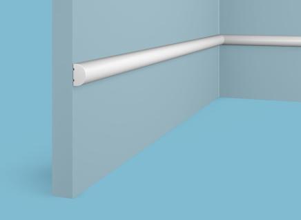 Плинтус Cosca Молдинг из экополимера 19х12 мм MX012