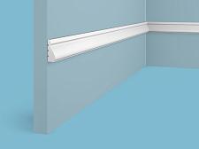 Плинтус Cosca Молдинг из экополимера 28х11 мм MX013					