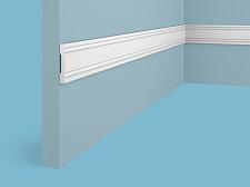 Плинтус Cosca Молдинг из экополимера 40х6 мм MX015					