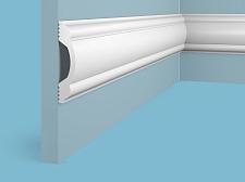 Плинтус Cosca Молдинг из экополимера 85х20 мм MX019					