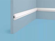 Плинтус Cosca Молдинг из экополимера 37х16 мм MX020					