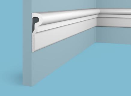 Плинтус Cosca Молдинг из экополимера 78х24 мм MX027