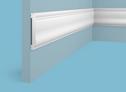 Плинтус Cosca Молдинг из экополимера 76х14 мм MX033