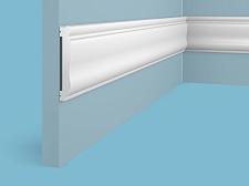 Плинтус Cosca Молдинг из экополимера 76х14 мм MX033					