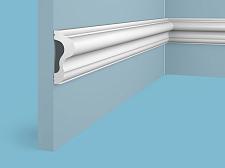 Плинтус Cosca Молдинг из экополимера 60х26 мм MX044					